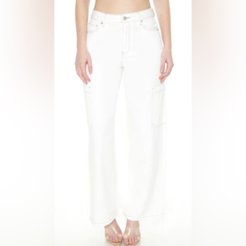 Forever 21 White Jeans